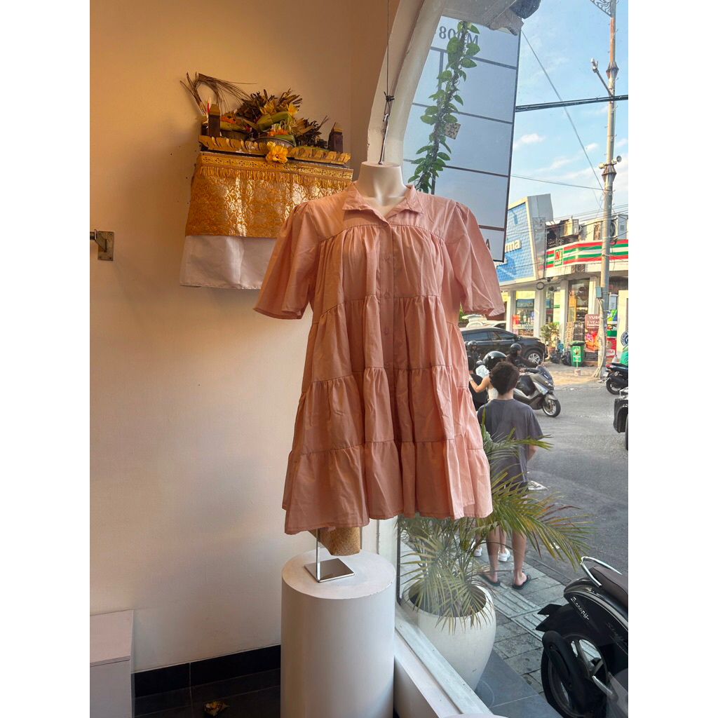 AIUNA - SHERENA DRESS COTTON