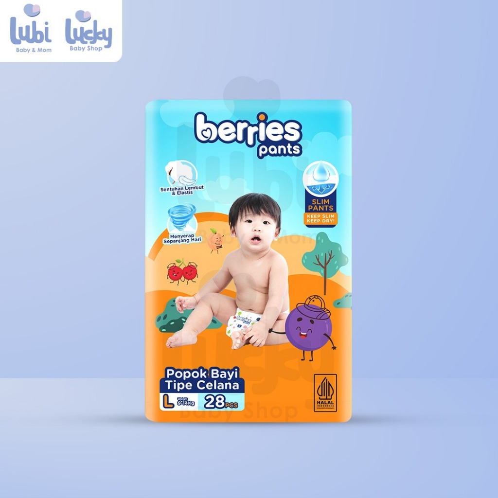 BERRIES BABY PANTS L 28
