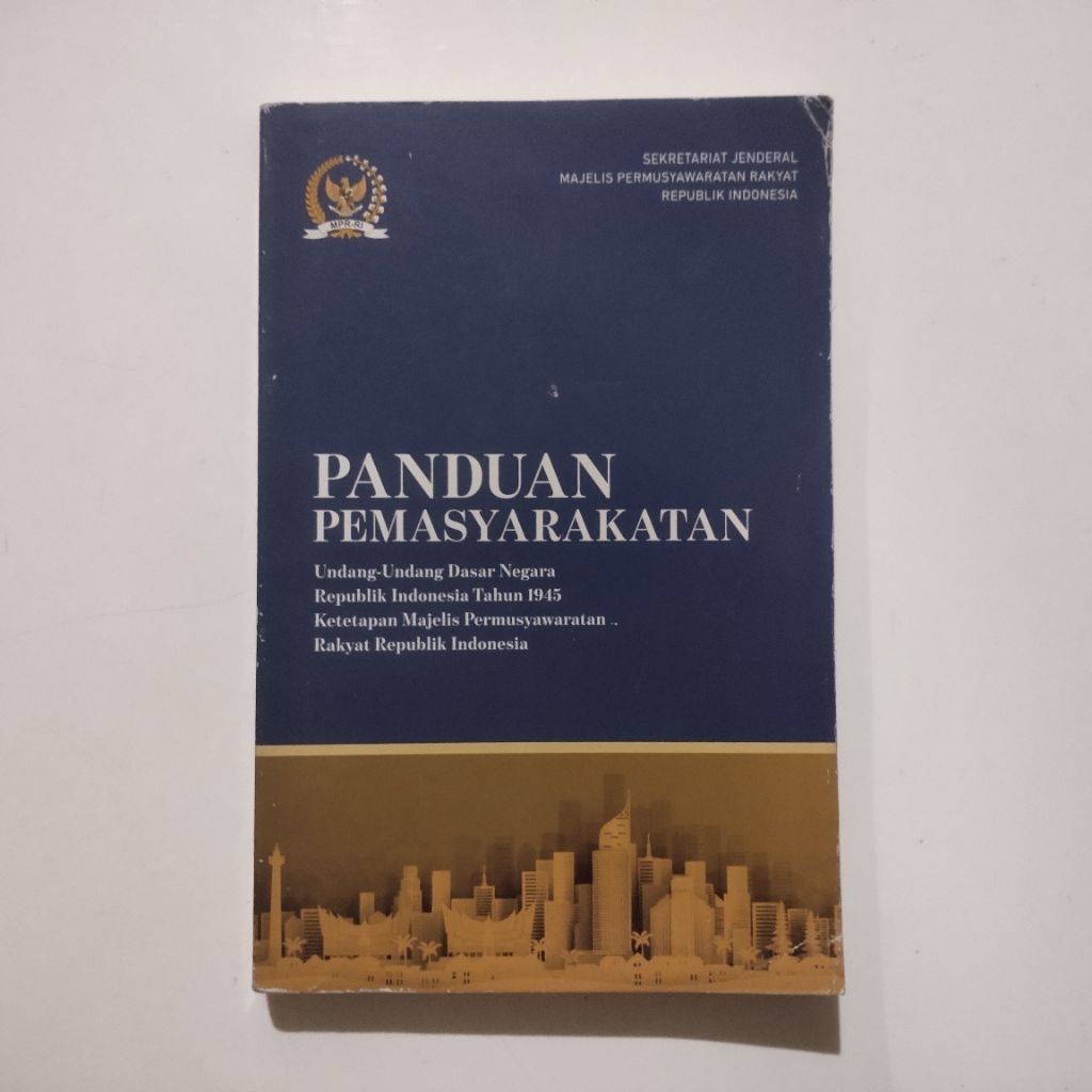 Buku unik/langka: PANDUAN PEMASYARAKATAN UUD 1945 & TAP MPR-RI