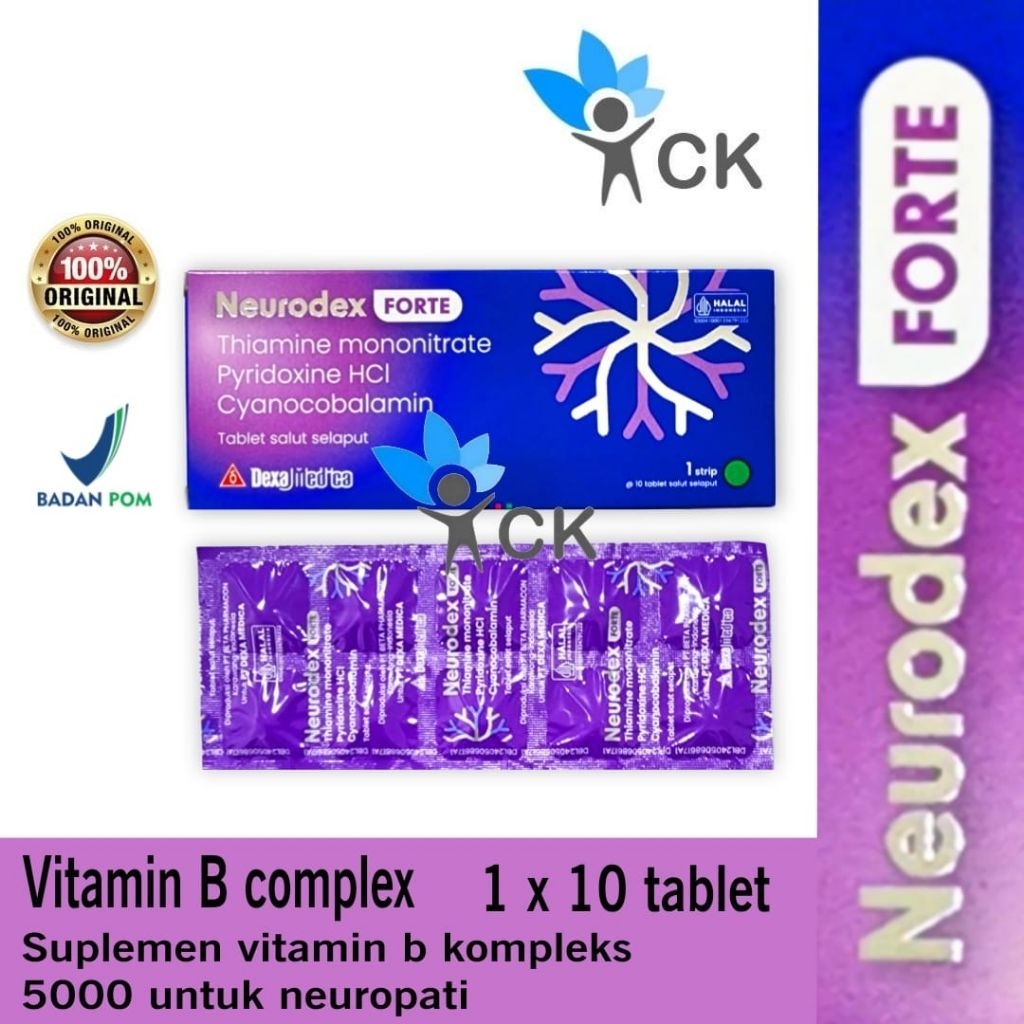 Neurodex FORTE - vitamin b kompleks untuk neuropati