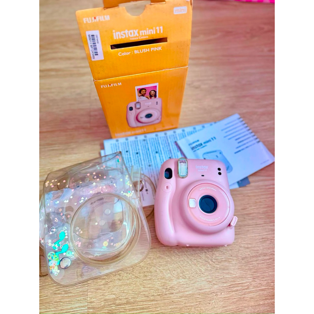 (PRELOVED/SECOND) Kamera Fujifilm Instax Mini 11 - Blush Pink
