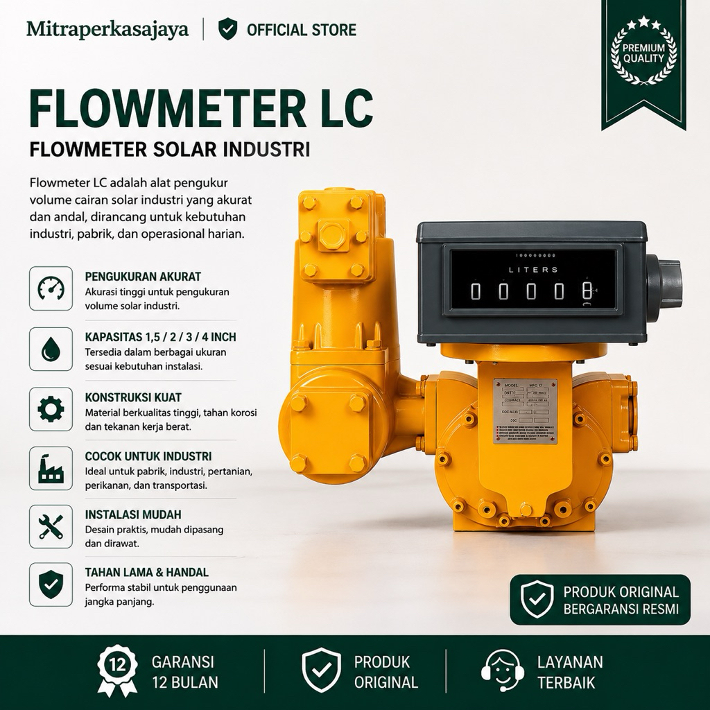 FLOWMETER LC 3 INCH CHINA FLOWMETER SOLAR INDUSTRI 3IN FLOW METER LC