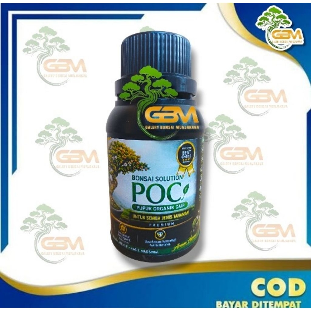 Pupuk Bonsai organik cair POC MJpro 125ml