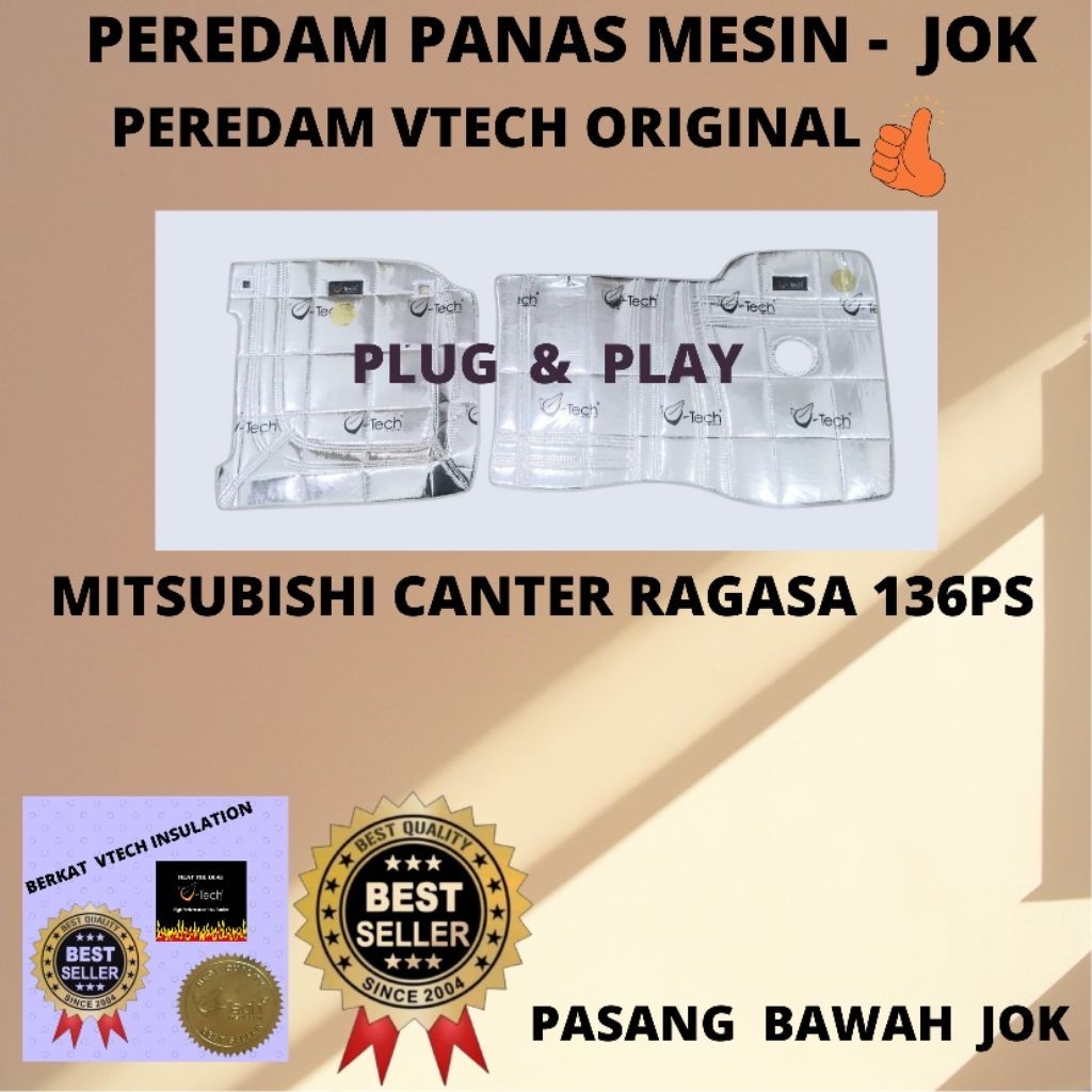 BEST Exclusive VTECH ORI, Peredam Panas JOK MITSUBISHI CANTER RAGASA 136PS