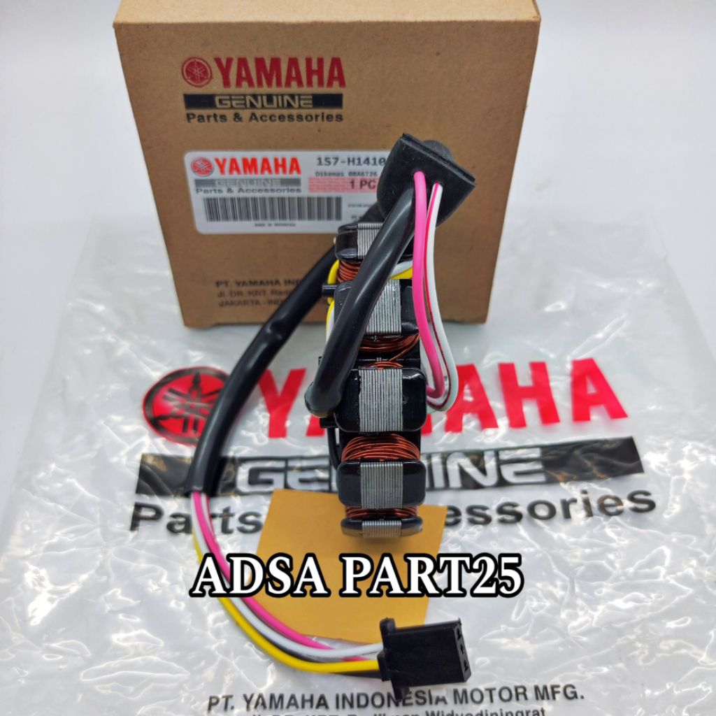 SPUL SEPUL STATOR COMP 1S7 YAMAHA JUPITER MX 135 LAMA , SPUL JUPITER MX 135 NEW KUALITAS TERJAMIN YG