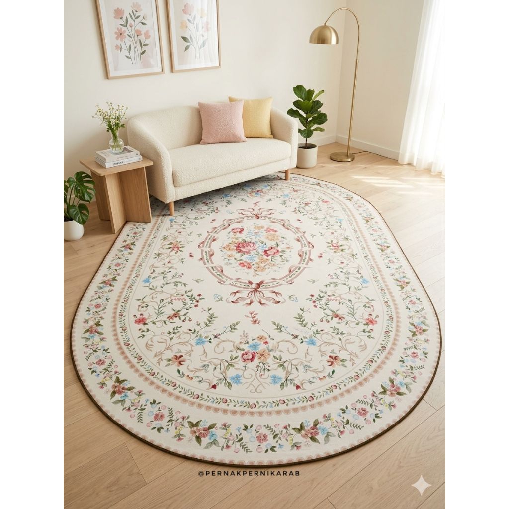 karpet jumbo, karpet jumbo oval, karpet bulat, karpet aesthetic, karpet mewah