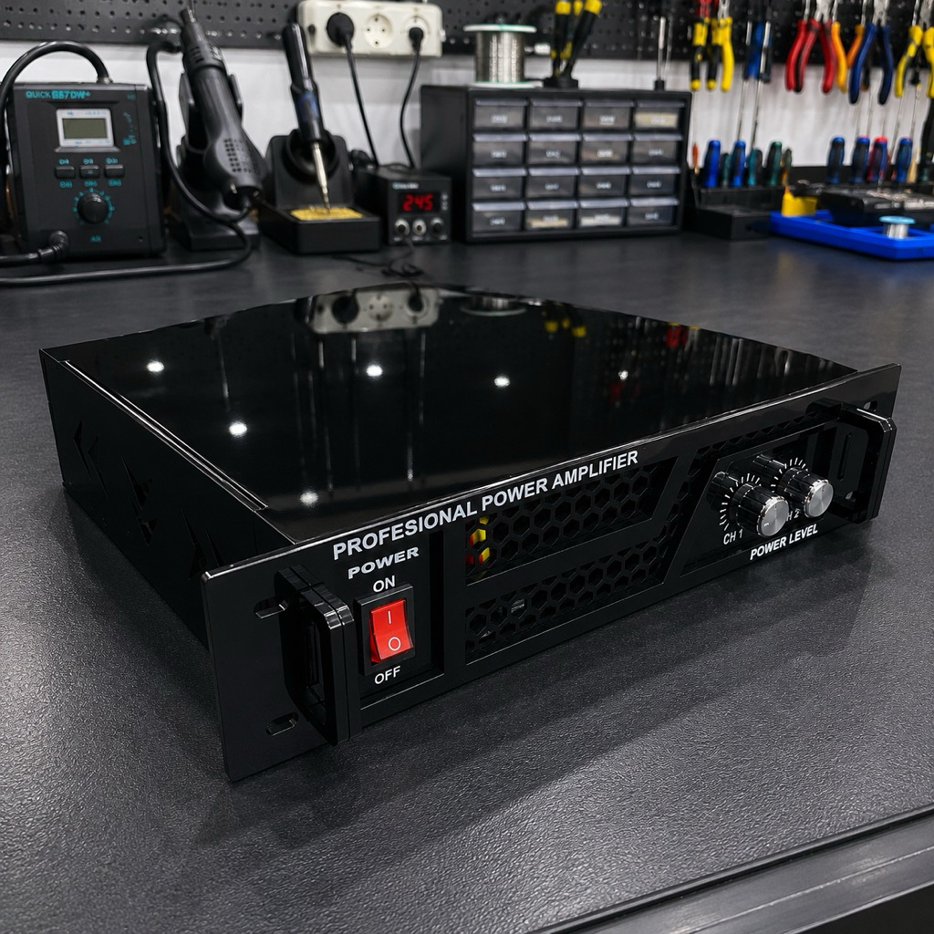 Power Amplifier Subwoofer 100 Watt – Box Akrilik CNC