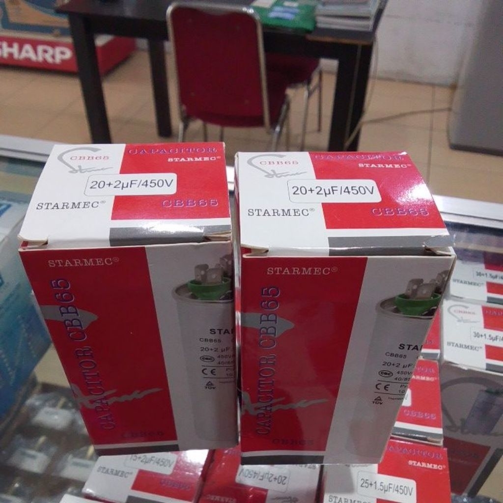 CAPASITOR STARMEC CBB65 20+2uF/450V