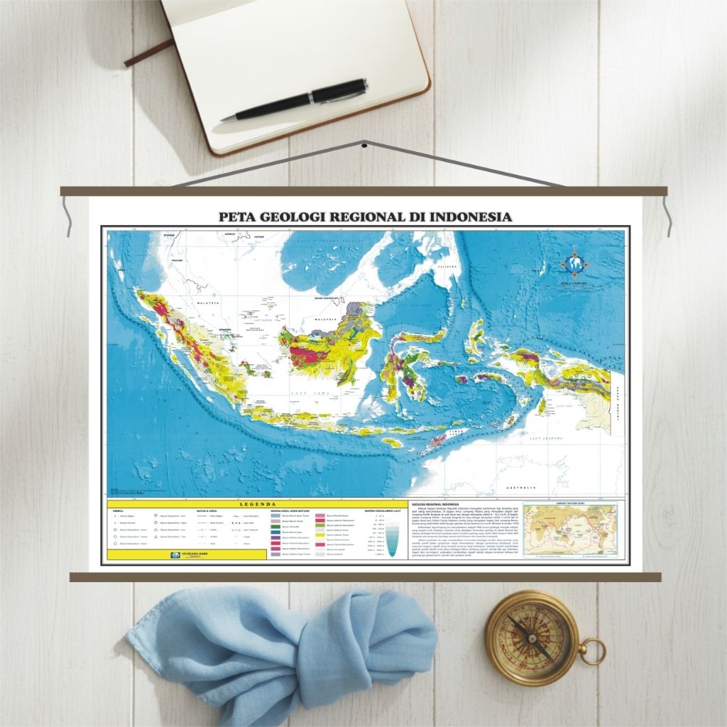 Peta Bingkai Geologi Regional Indonesia JUMBO