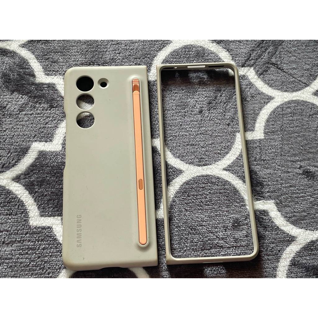 Casing SPEN Samsung Galaxy Z Fold 5 Grey Second Original