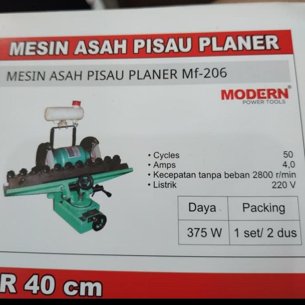 Mesin Asah Pisau Serut Asah Pisau Ketam Asah Mata Planer MODERN MF 206