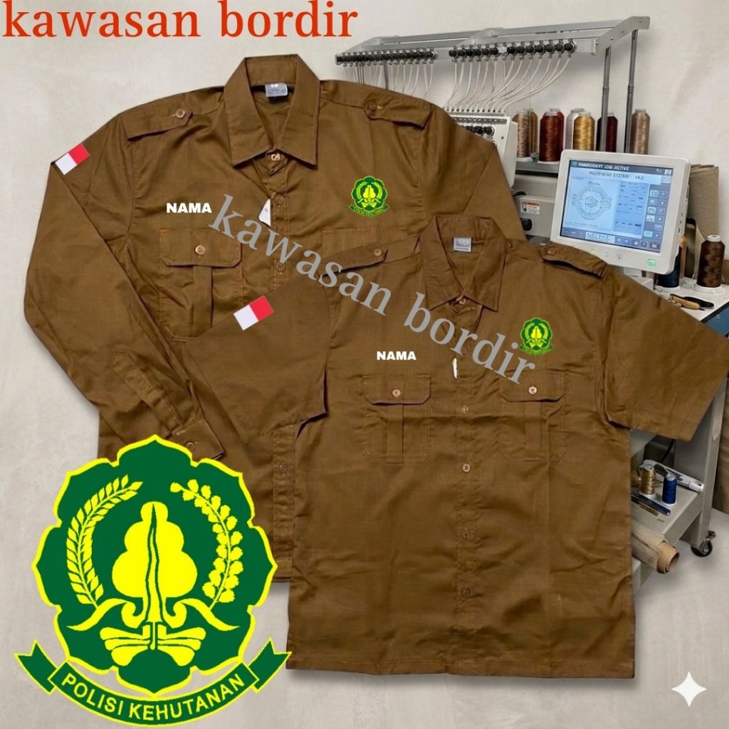 Terbaru kemeja polisi kehutanan baju polhut seragam polhut kemeja polhut pdh polhut seragam polisi k