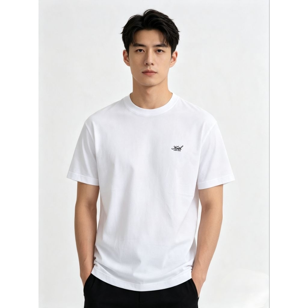 Kaos T-shirt KITH model. simple polos