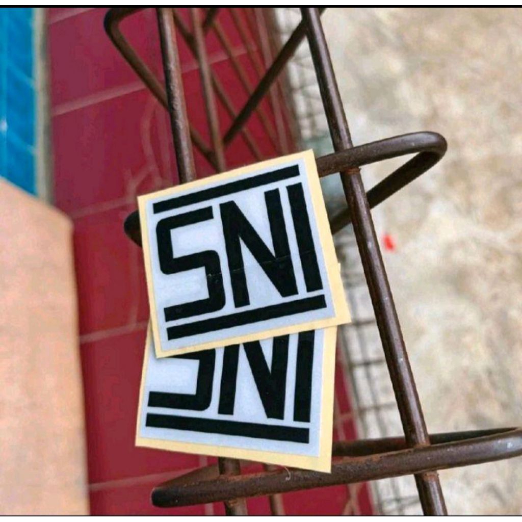 stiker catting logo timbul SNI