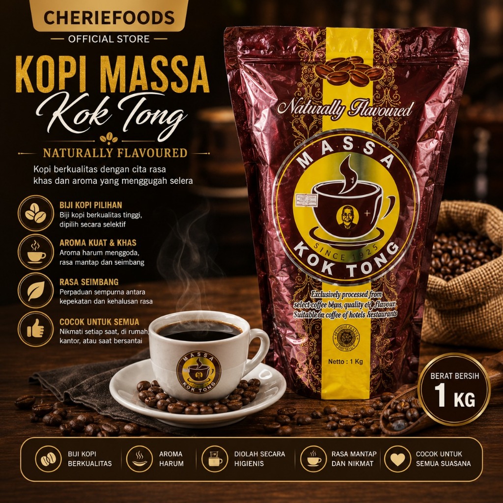 Kopi Siantar- Kopi Massa Kok Tong 1kg