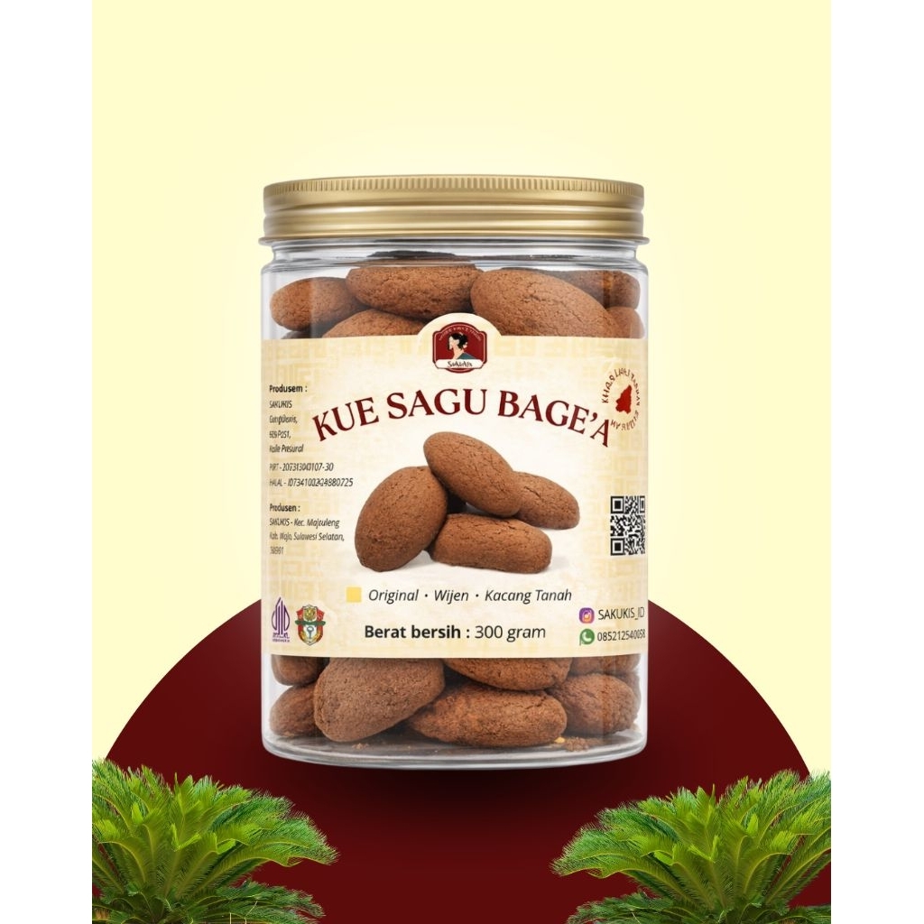 SAGOO BAGEA ATP SAKUKIS / KUE SAGU BAGEA GULA MERAH