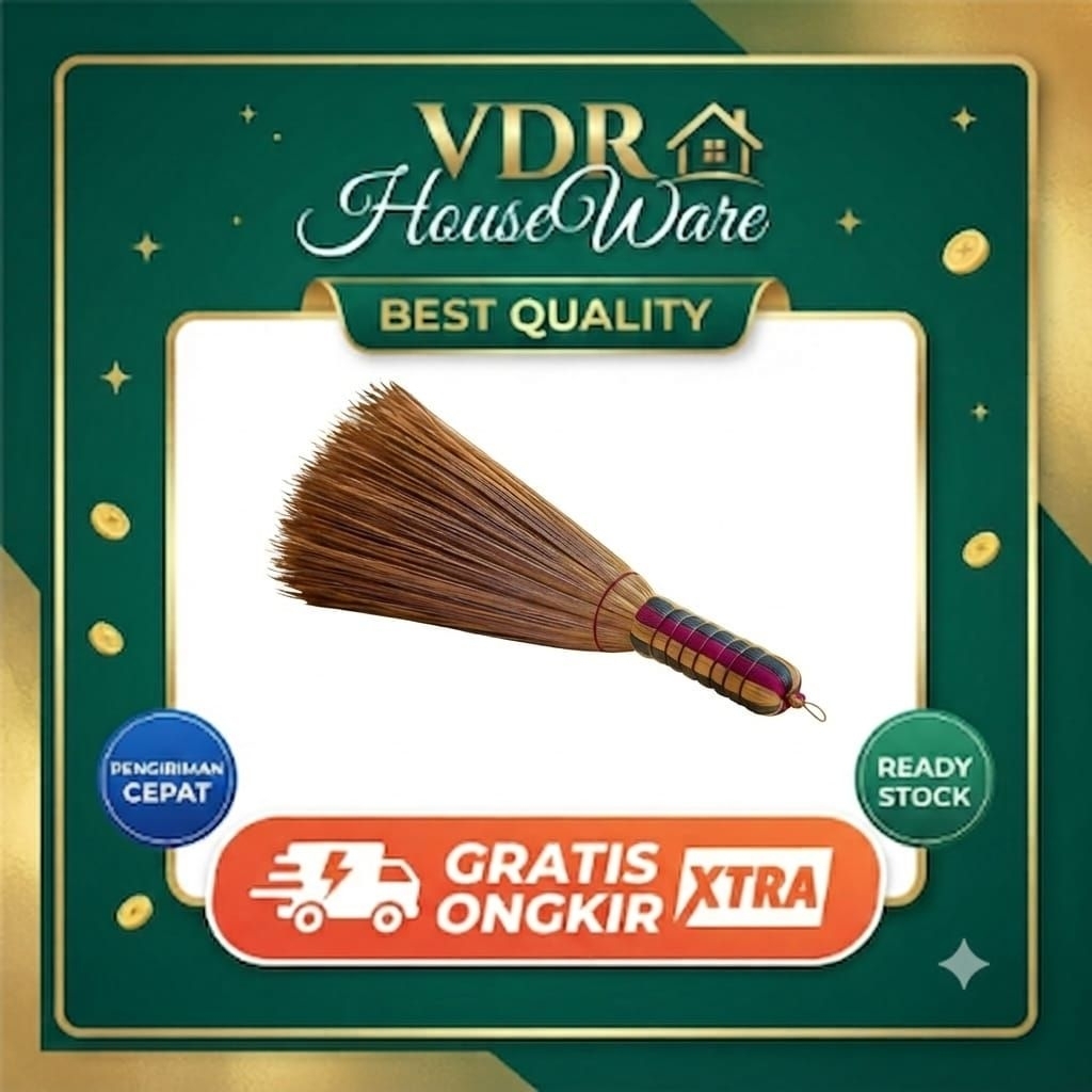 VDR - Sapu Kasur Karpet Tebah Mini Lidi Tebal Sapu Sofa Sapu Kasur Premium Sapu tebah Kasur