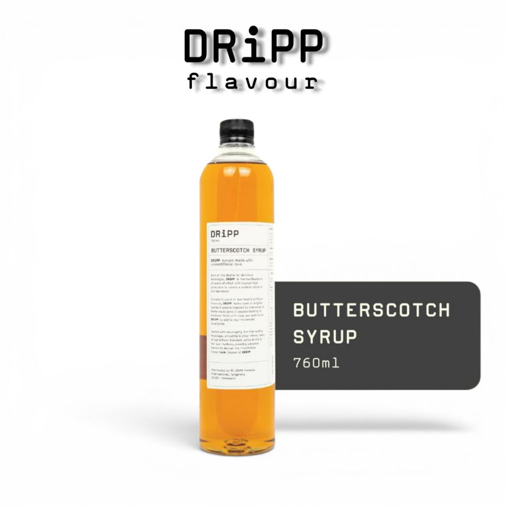 Butterscotch Syrup Dripp 760ml - Dripp syrup butterscotch