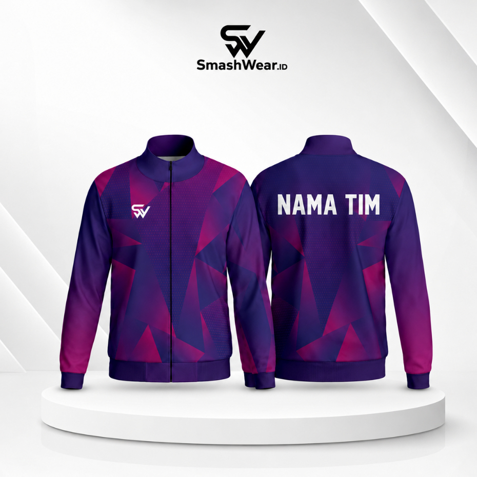 SmasWear.ID - Jaket FullPrinting / Jaket Bulutangkis / Jaket Tenis Meja