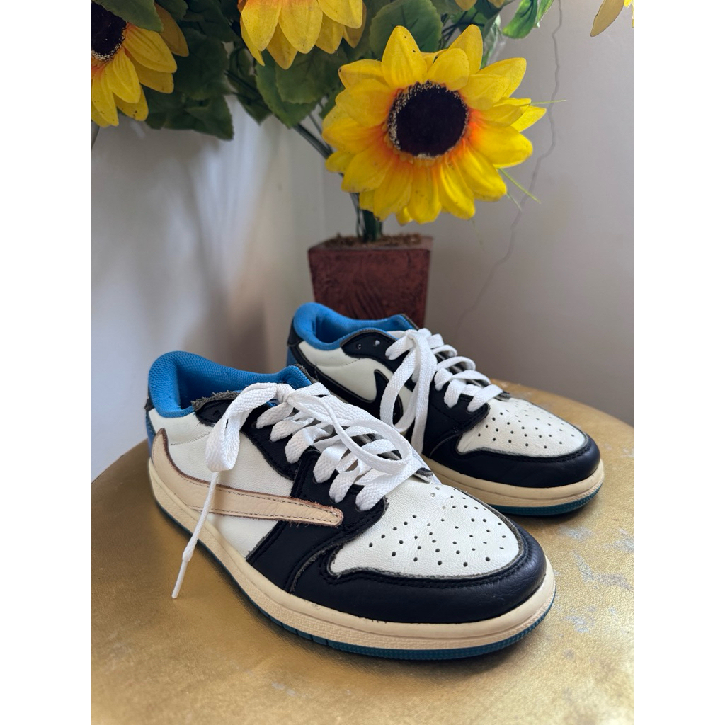 Sepatu Nike Air Jordan Travis Scott Jack Cactus Sneakers Size 36 Insole 23cm Preloved/Second