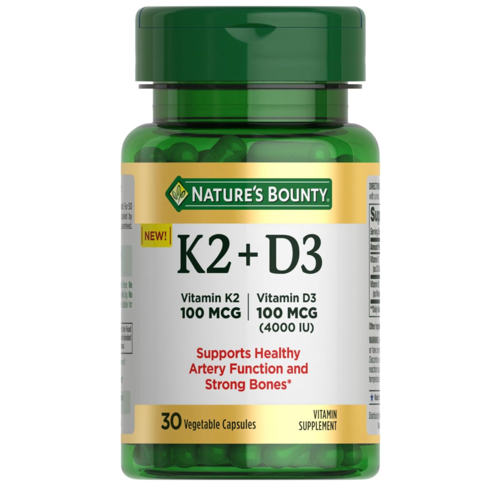 Nature Bounty D3 + K2