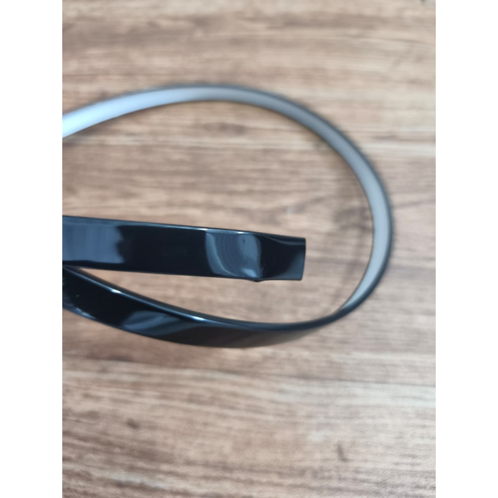 PVC BLACK Edging Liss Karet untuk Photoblock 12mm