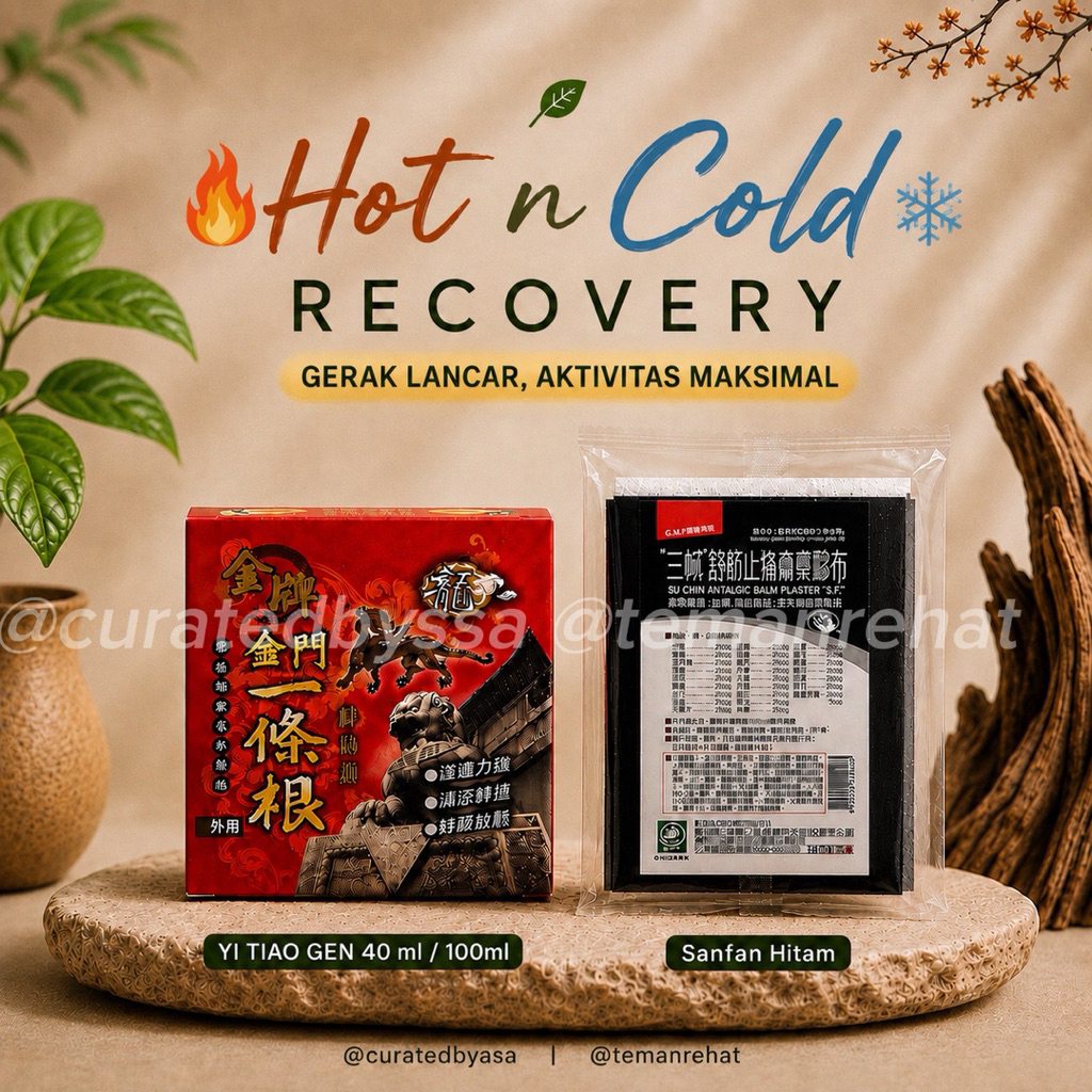 [READY STOCK] Paket Koyo San Fan dan Yi Tiao Gen Pegel Nyeri Otot Minyak Roll On Pereda Nyeri Origin