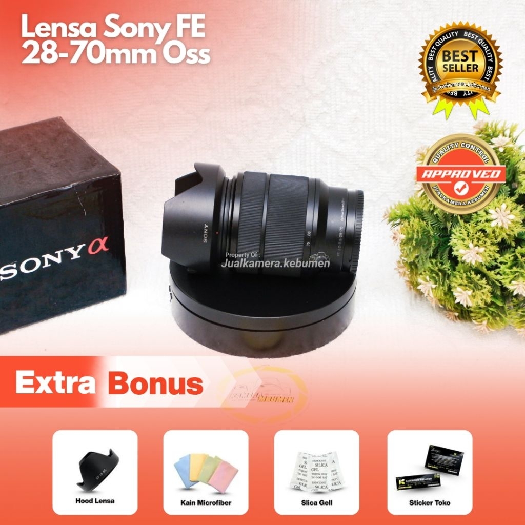 LENSA KIT SONY FE 28-70MM NO JAMUR ORIGINAL COPOTAN SONY A7II