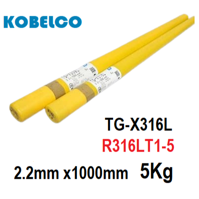 Kawat Las Tig TG-X316L 2.2mm R316LT1-5 Kobe Argon TGX316L 2,2mm 5kg
