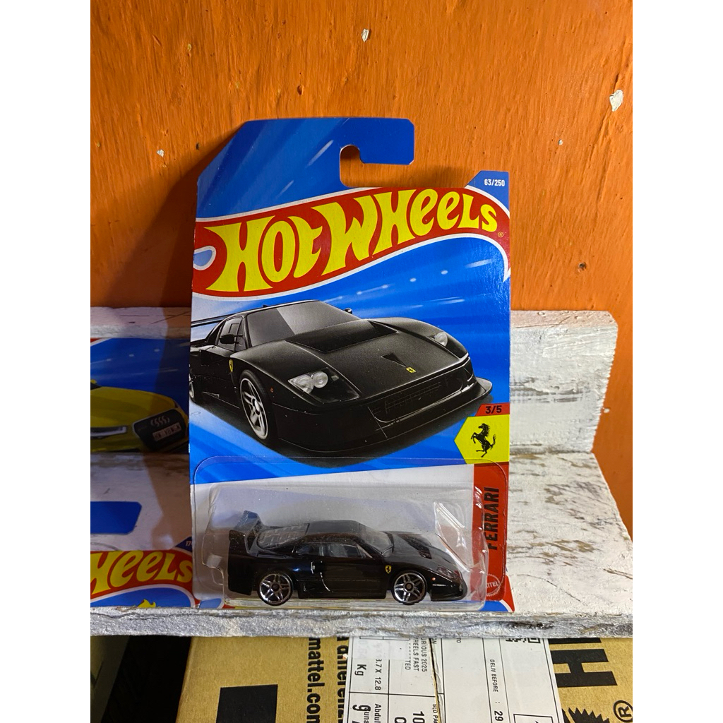 HOTWHEELS F40 BLACK