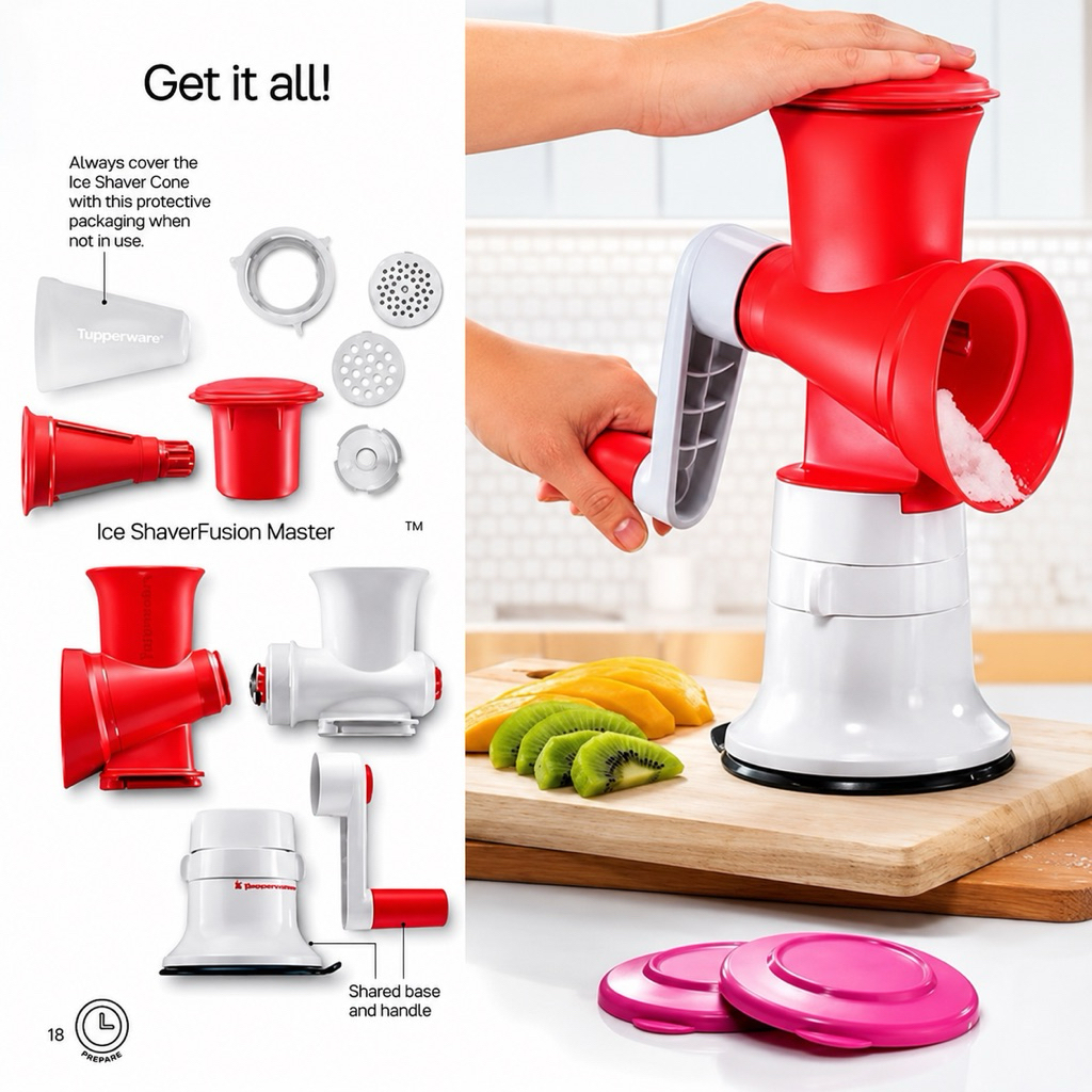 fusion master ice shaver Tupperware
