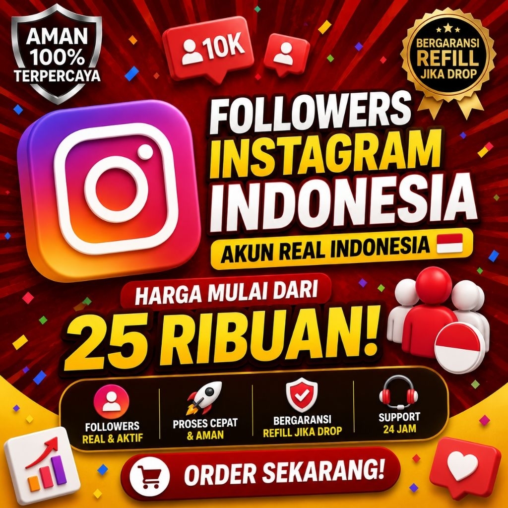 FOLLOWERS IG INDO BERGARANSI