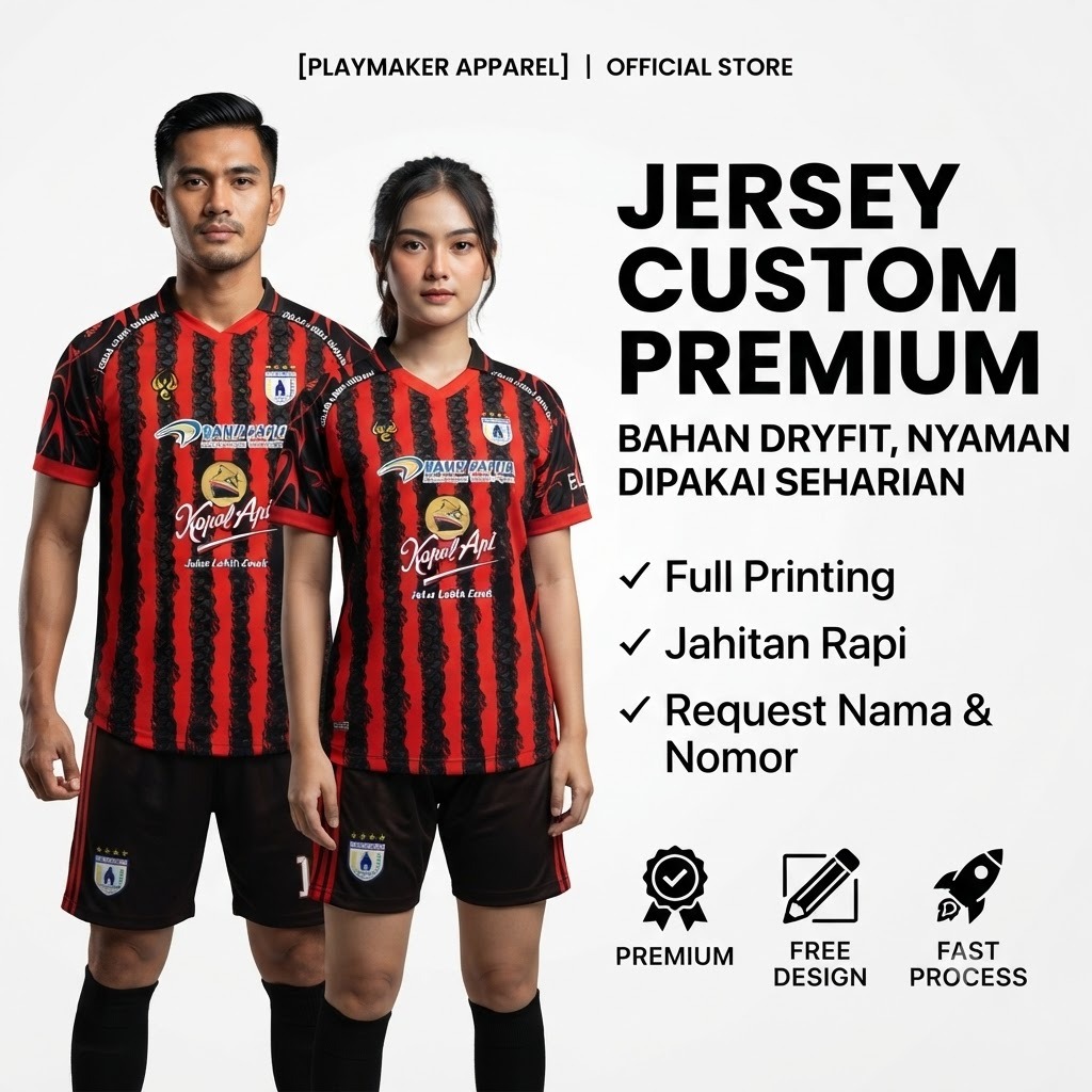 JERSEY PERSIPURA JAYAPURA TERBARU 2025/2026 HOME AWAY - KAOS PERSIPURA - BAJU PERSIPURA GRATIS NAMES