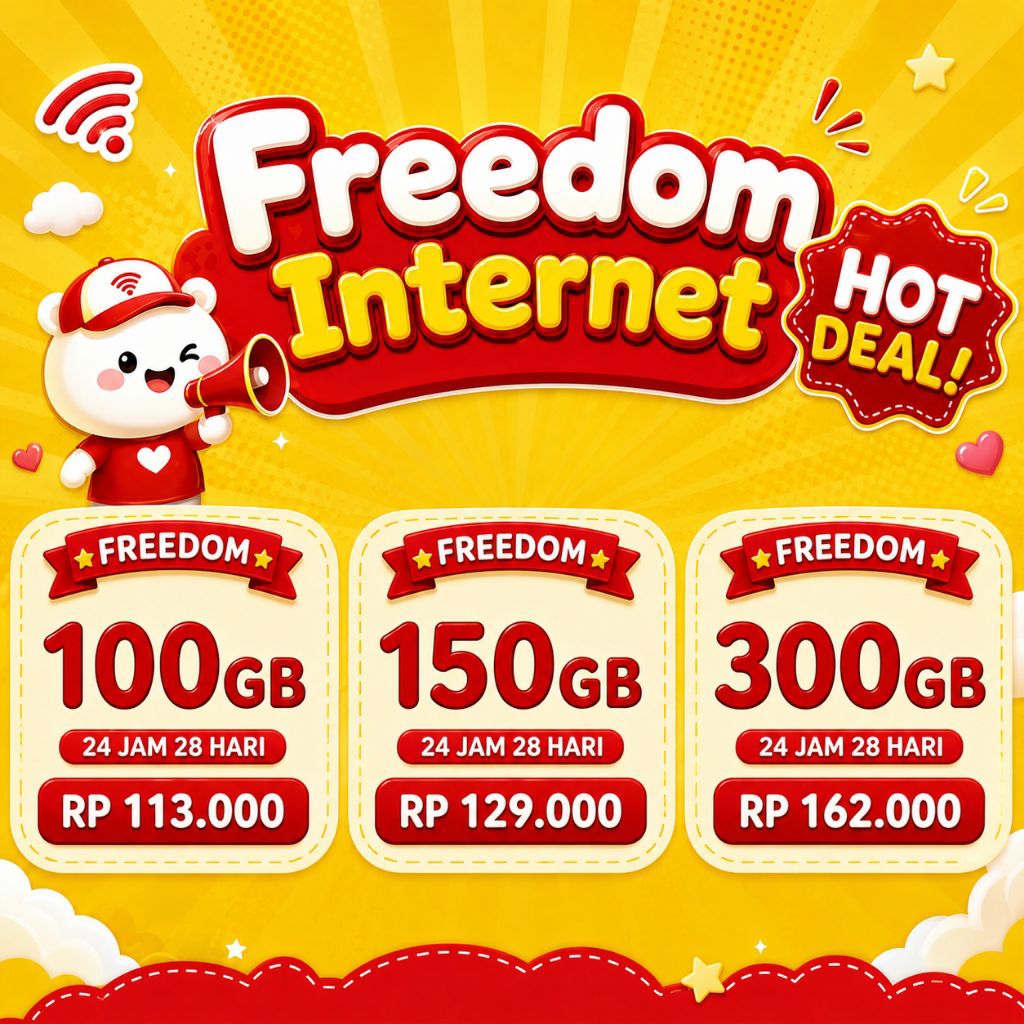 ISI ULANG PAKET INTERNET KUOTA VOCER MURAH INDOSAT UNLIMITED JUMBO