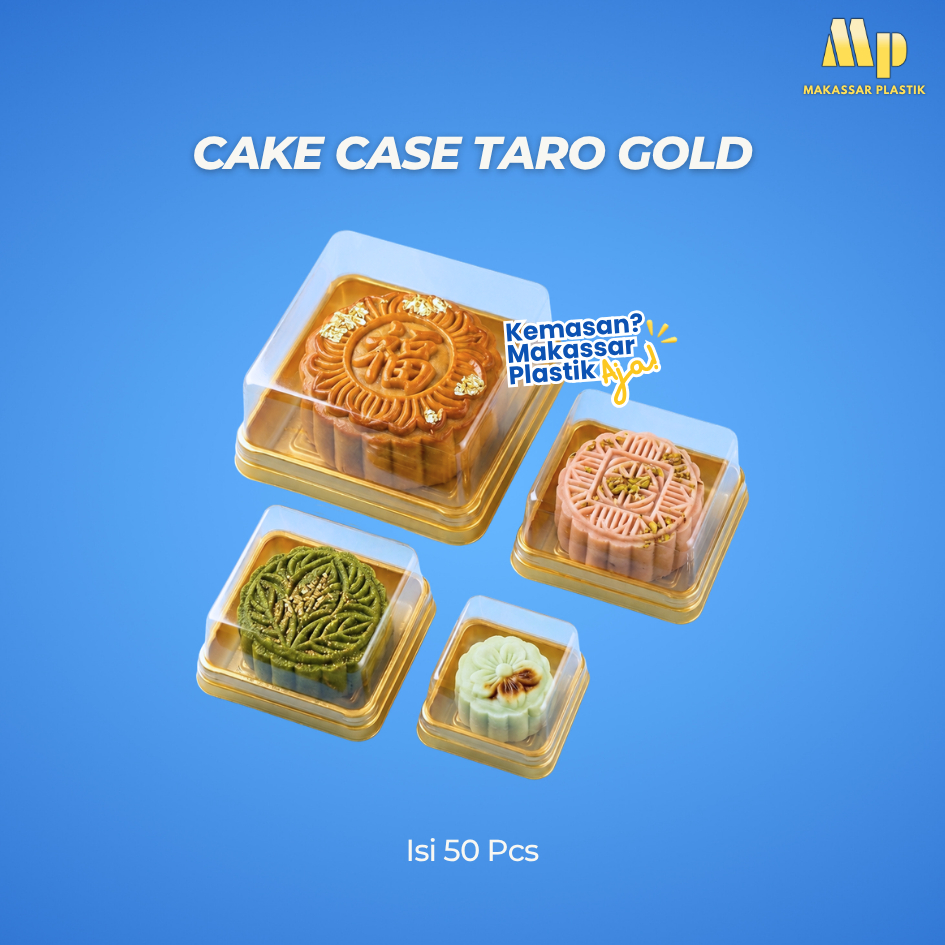Cake Case Taro Gold / Mika Mini Cake / Mika Kue Mini