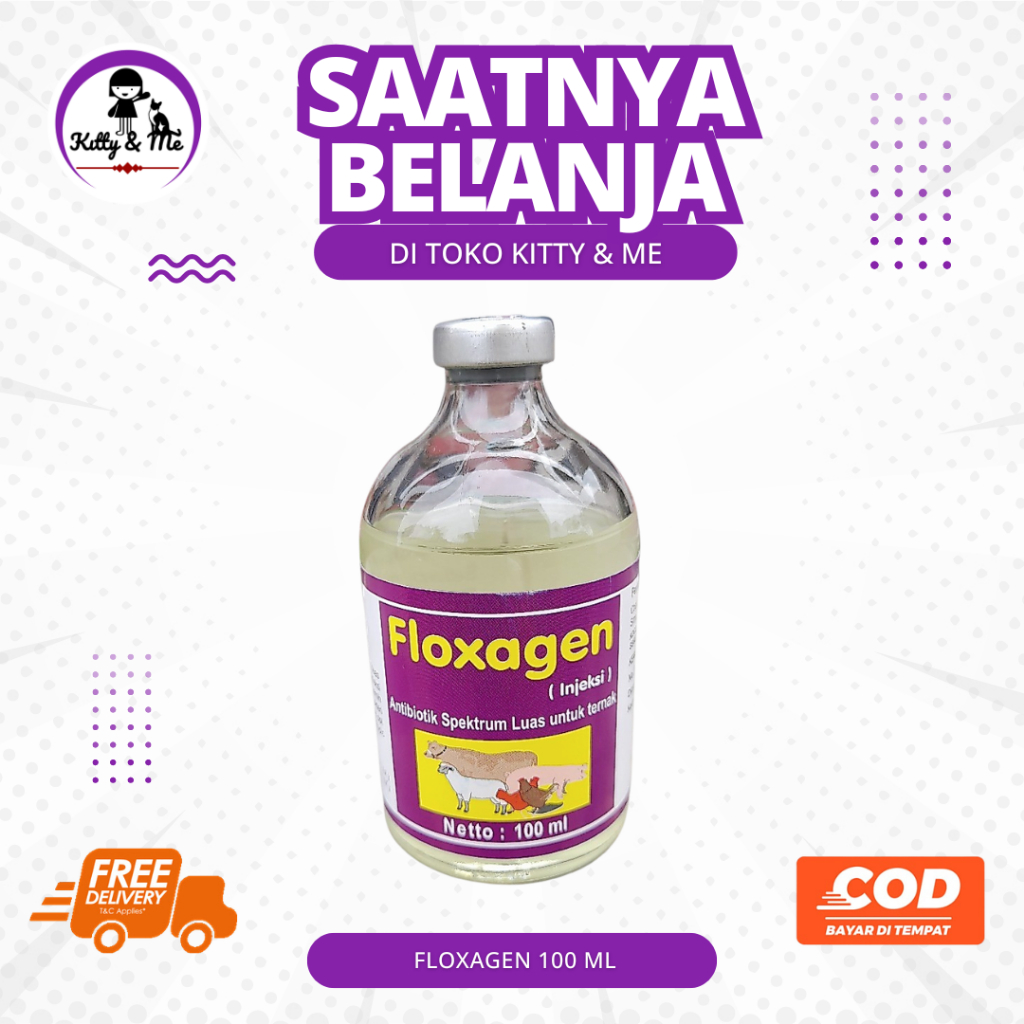 FLOXAGEN 100 ML - Antibiotik Pernafasan Untuk Ternak
