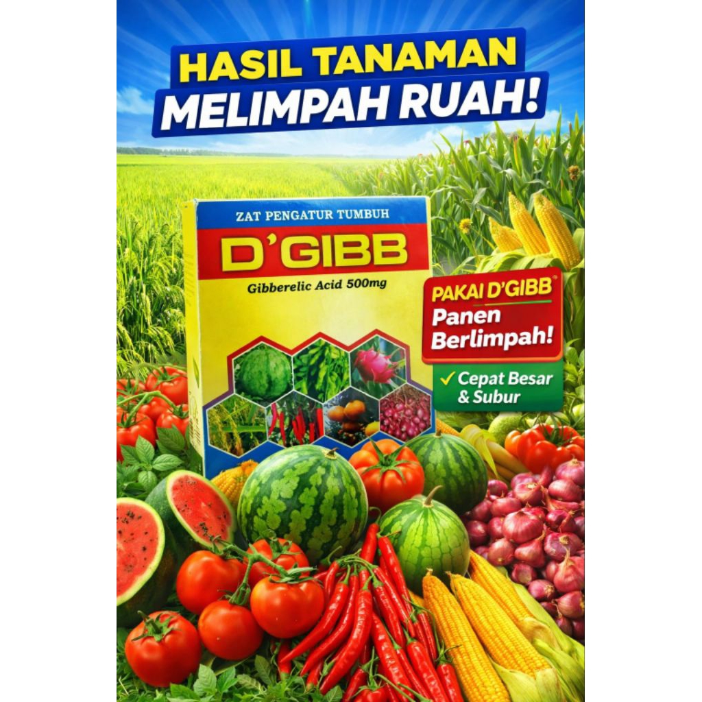 GA3 Tablet ZPT Giberelin acid D Gibb