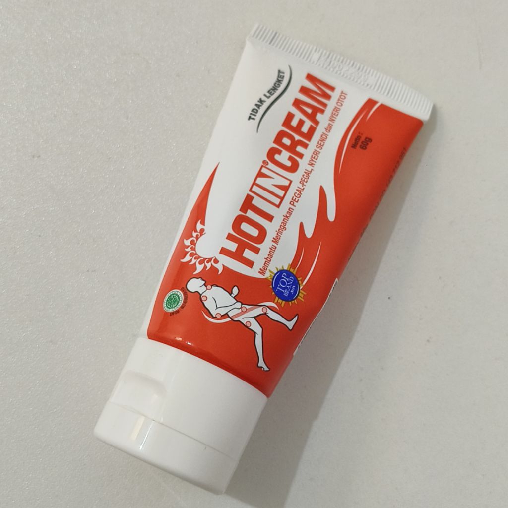 Hot in Cream Pereda Nyeri Otot - Extra Hot Balsem Krim Tidak Lengket