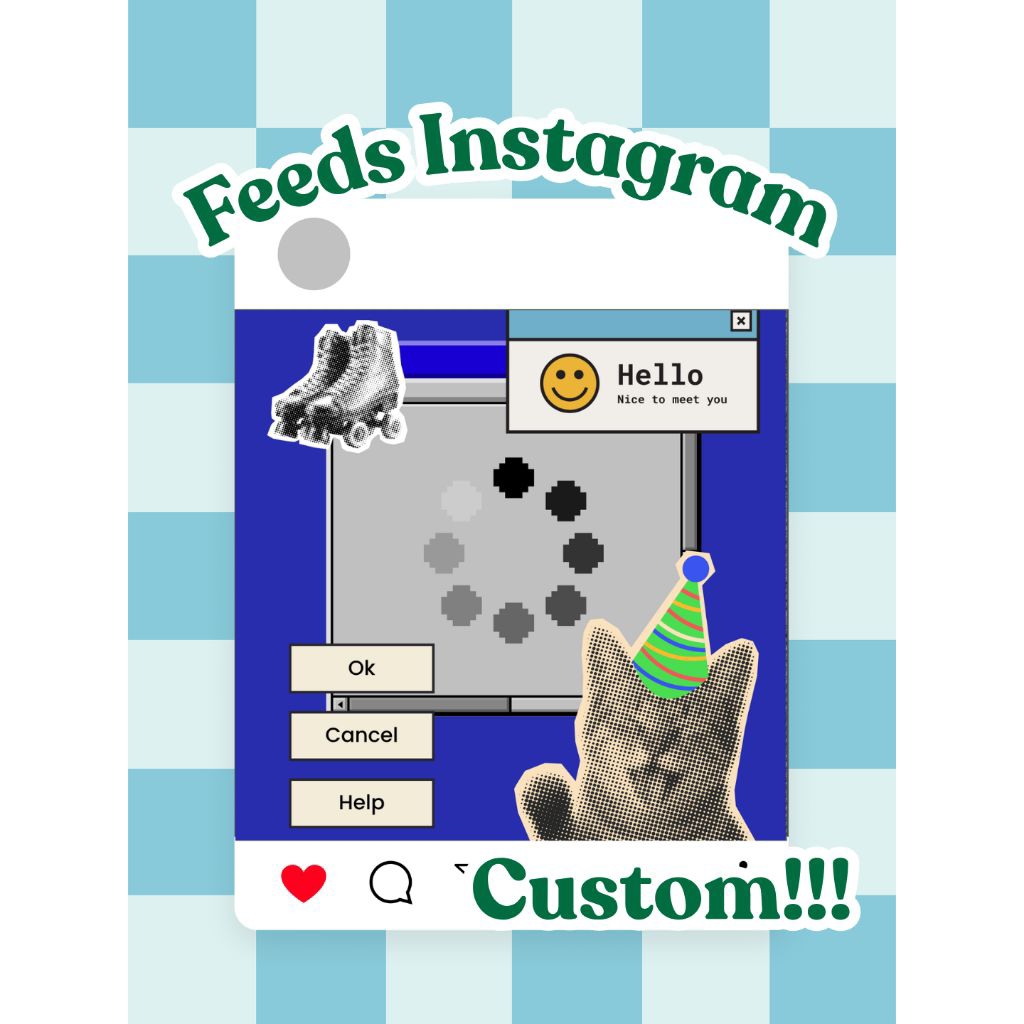 JASA DESAIN FEED INSTAGRAM KEKINIAN