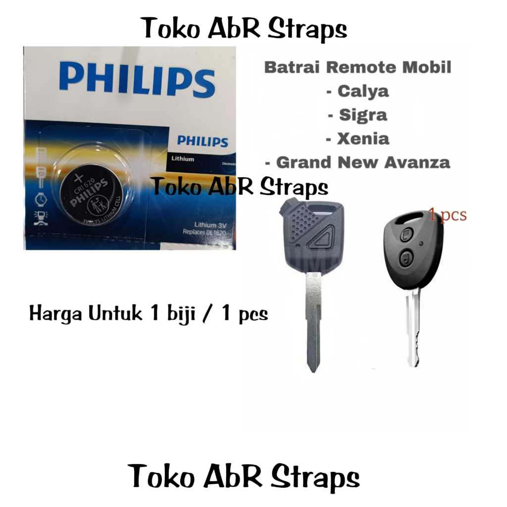 Baterai Batre Remot Mobil Avanza Xenia Sigra Calya Mobilio Brio Brv Jazz CR1620