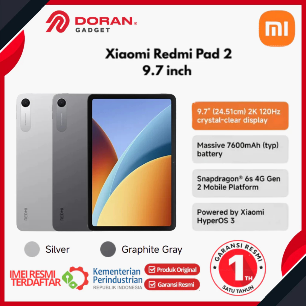 Xiaomi Redmi Pad 2 9.7 Inch 4/64gb | Xiaomi Redmi Pad 2 9.7 Inch 4G Qualcomm Snapdragon 6s 4g Gen 2 