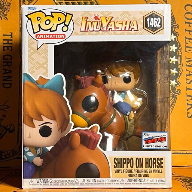 Funko Pop Animation: Inuyasha - Shippo on Horse #1462 | NYCC 2023 Official Con Sticker