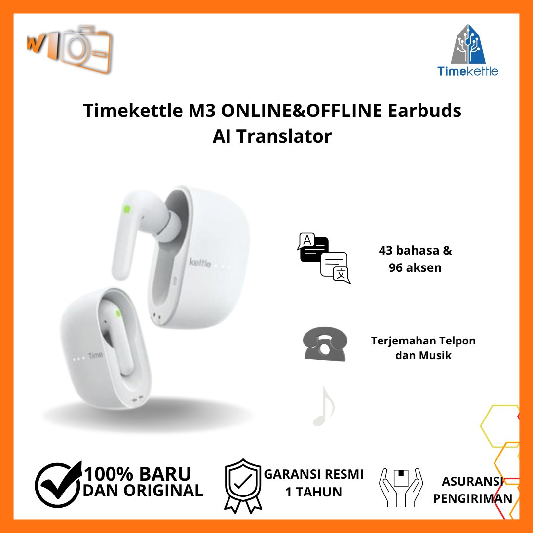 Timekettle M3 ONLINE&OFFLINE Earbuds AI Translator