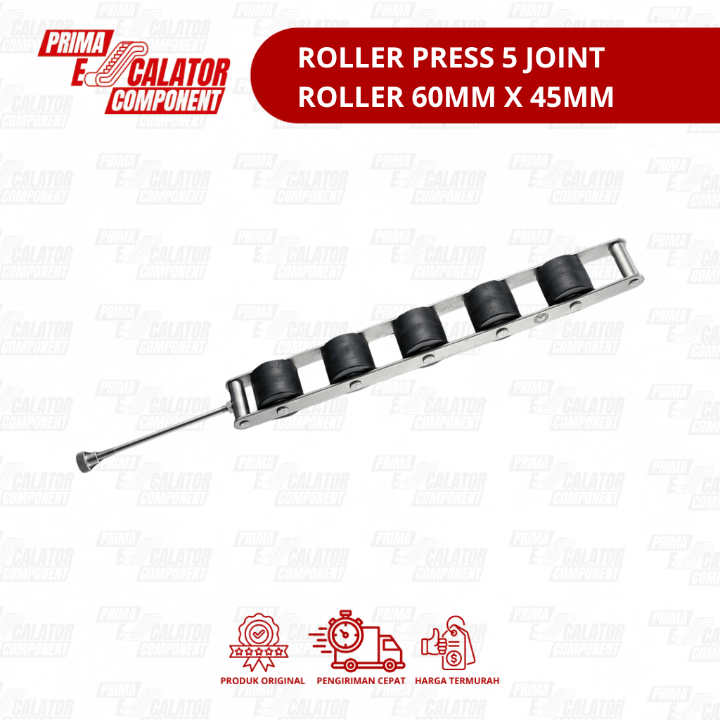 ROLLER PRESS 5 JOINT DIAMETER ROLLER 60MM X 45MM / ROLLER PRESS ESCALATOR 5 JOINT