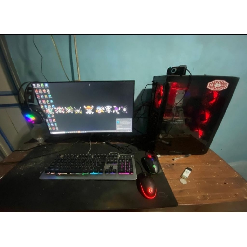 PC FULL SET MONITOR+CPU+KEYBOARD+MOUSE(1)