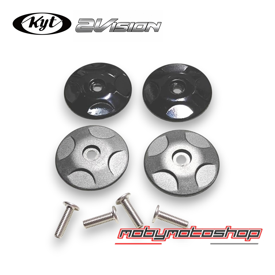 Baut Knob Helm KYT 2 Vision | KYT Scorpion 2 - Knob Pengunci Helm KYT - Grey Black