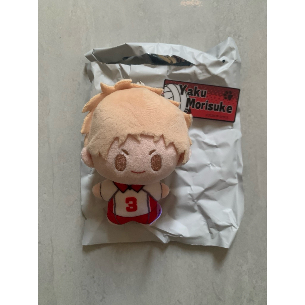 [Official] Haikyuu x GUGUGUGU Keychain Plushie Yaku 10cm | Doll Boneka