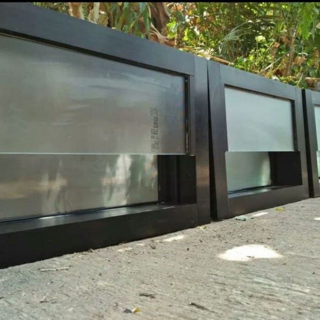 Boven Aluminium Kaca Zigzag