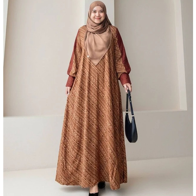 Gamis Rayon Candrawulan | Gamis Simple Elegan | Gamis Jumbo Bisa Request Size