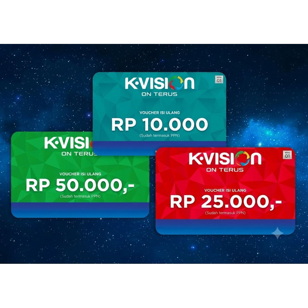 Voucher Paket Saldo K-Vision K Vision Cepat Tepat